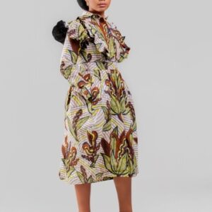 buy Janelle Monáe Afro Print Dress