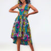 Nicki Afro Print Dress